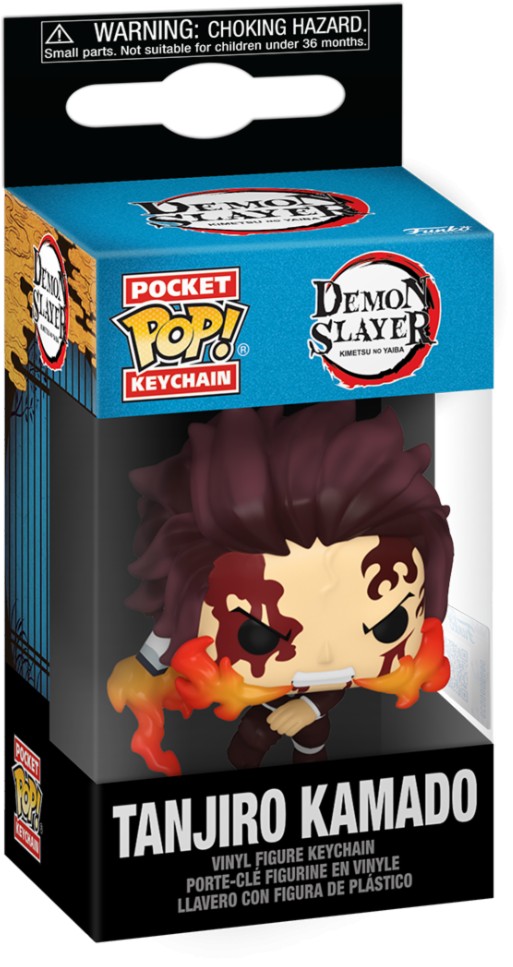 Funko Pop ! Keychain Animation - Demon Slayer (Tanjiro Kamado (Dancing)) Portachiavi