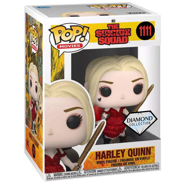 Funko Pop Tees Suicide Squad Harley Quinn 1111 Diamond Special + Shirt Taglia M