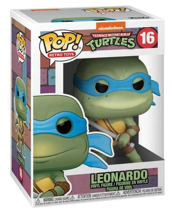 Funko Pop ! Teenage Mutant Ninja Turtles (16) Leonardo Vinyl Figure Tmnt 9Cm