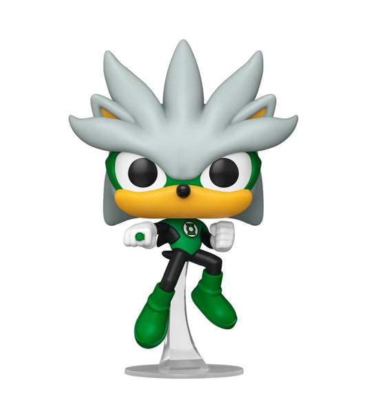 Funko Pop ! Heroes - DC X Sonic (592) Silver As Green Lantern 9cm (Preordine)