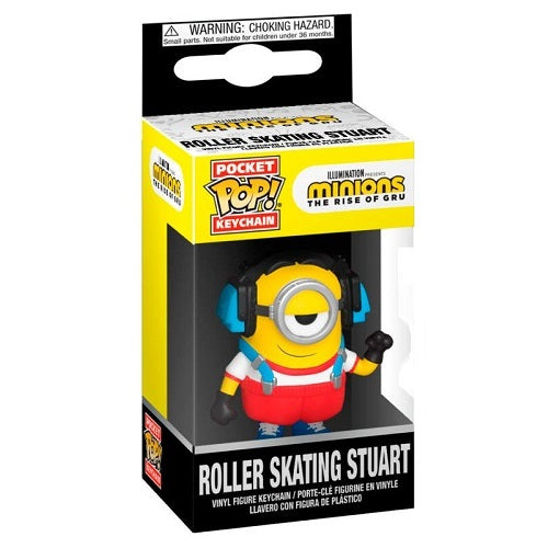 Funko Pop Minions 2 - Rolling Skating Stuart Vinyl Keychain Portachiavi Skate