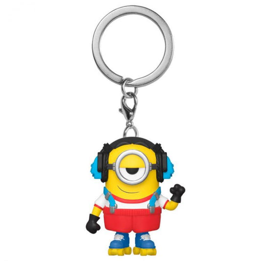 Funko Pop Minions 2 - Rolling Skating Stuart Vinyl Keychain Portachiavi Skate