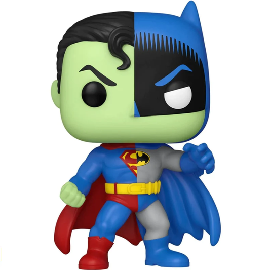 Funko Pop ! Dc Super Heroes - (468) Composite Superman / Batman Figure Special