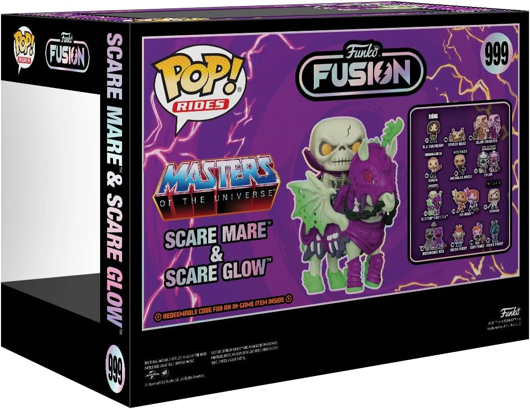 Funko Fusion Pops ! Games Master Of The Universe - (999) Scare Mare (Glow) 25Cm