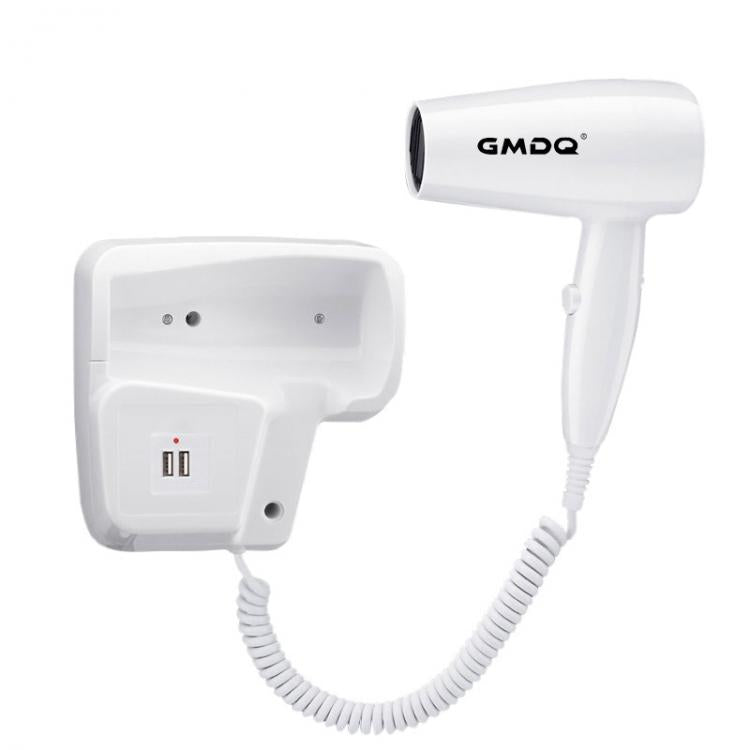 ASCIUGACAPELLI PHON A PARETE MURO PER HOTEL BAGNO ALBERGHI SPOGLIATOI BAR + USB