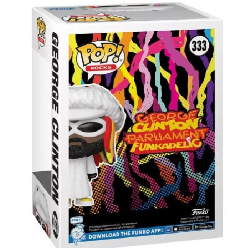 Funko Pop ! Rocks - Funkadello (333) George Clinton Parliament Vinyl Figure 9Cm