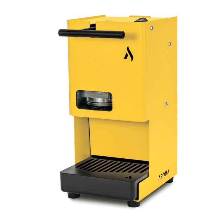 AROMA EGO' MACCHINA DA CAFFE ESPRESSO A CIALDE 44MM CON LED GIALLO MADE IN ITALY
