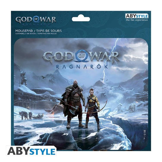 ABYSTYLE - God of War (Ragnorak Key Art) Tappetino Morbido Mouse 23,5cm Mousepad