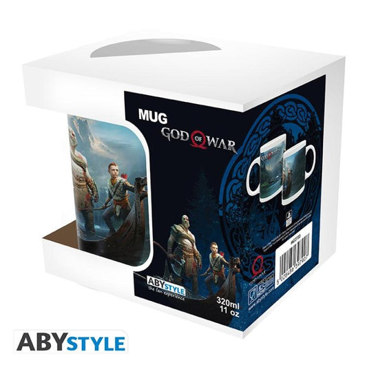 ABYSTYLE TAZZA GOD OF WAR: "KEY ART" MUG BICCHIERE CAFFÈ CERAMICA MANICO 320ML