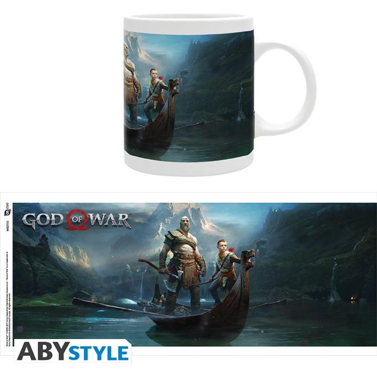 ABYSTYLE TAZZA GOD OF WAR: "KEY ART" MUG BICCHIERE CAFFÈ CERAMICA MANICO 320ML