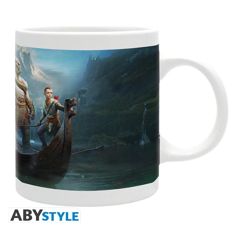 ABYSTYLE TAZZA GOD OF WAR: "KEY ART" MUG BICCHIERE CAFFÈ CERAMICA MANICO 320ML