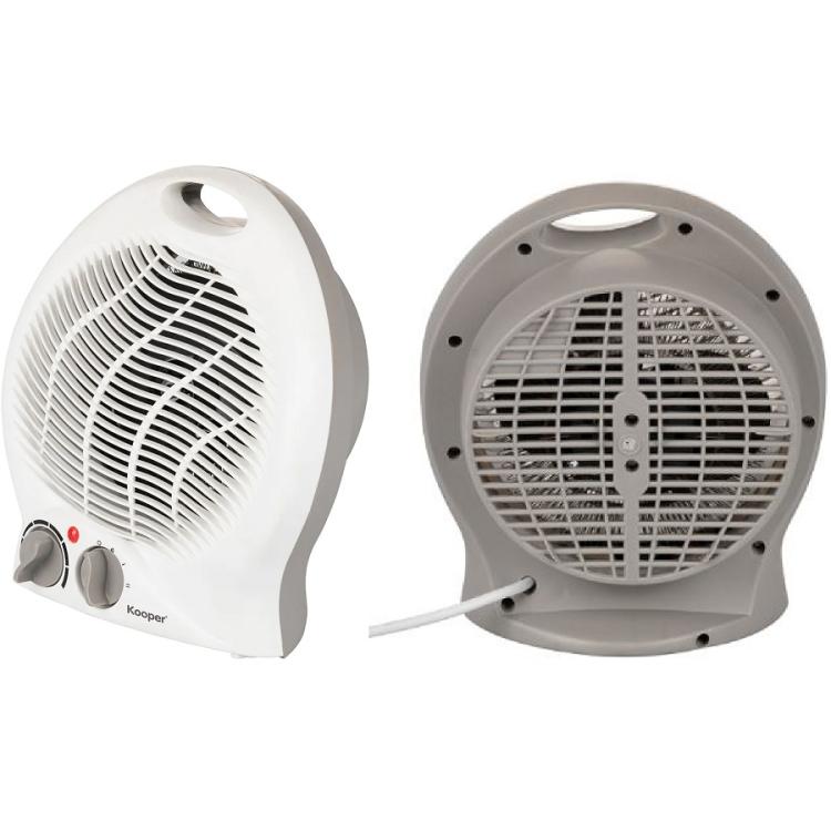 Kooper Ventosus Termoventilatore Regolabile 2000W Caldo Bagno Stufetta Elettrica