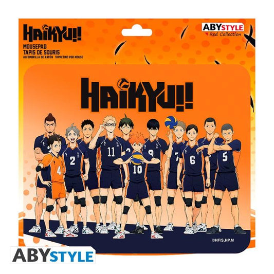 ABYSTYLE - Haikyu (Karasuno Team) Tappetino Morbido Mouse 24cm Mousepad