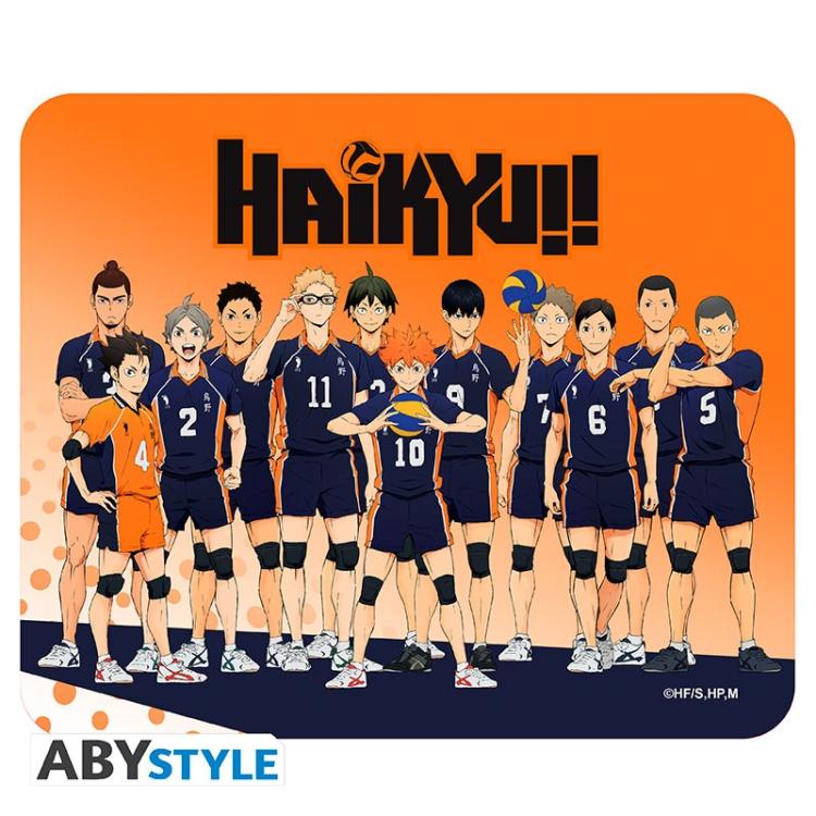 ABYSTYLE - Haikyu (Karasuno Team) Tappetino Morbido Mouse 24cm Mousepad