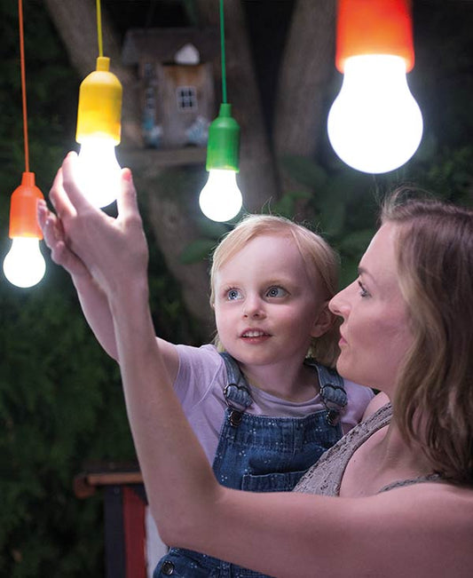 Lampadina Click A Corda Luce Bianca Led Da Campeggio Armadio Casa Natale Catena