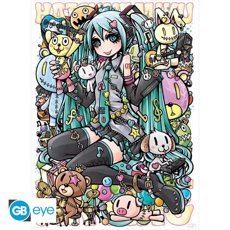 ABYSTYLE (HATSUNE MIKU) SET 2 CHIBI POSTER: "SERIES 2" (52X38) GB EYE