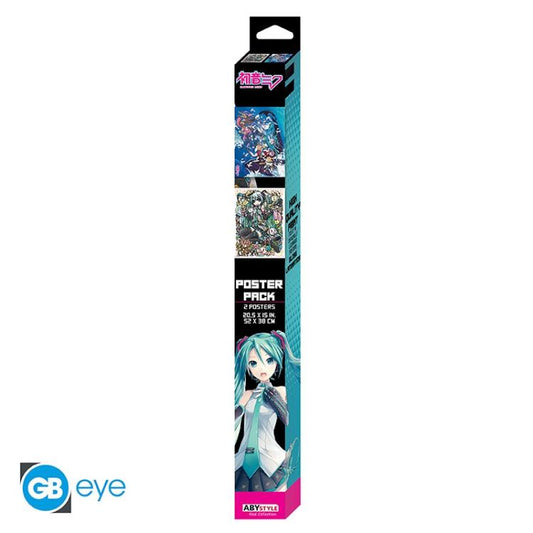 ABYSTYLE (HATSUNE MIKU) SET 2 CHIBI POSTER: "SERIES 2" (52X38) GB EYE
