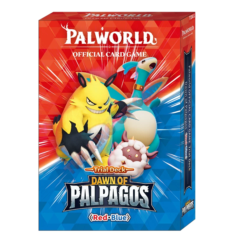 Palworld Red Blue Trial Deck - Open - No Holo Dawn of Palpagos Complete 60 card