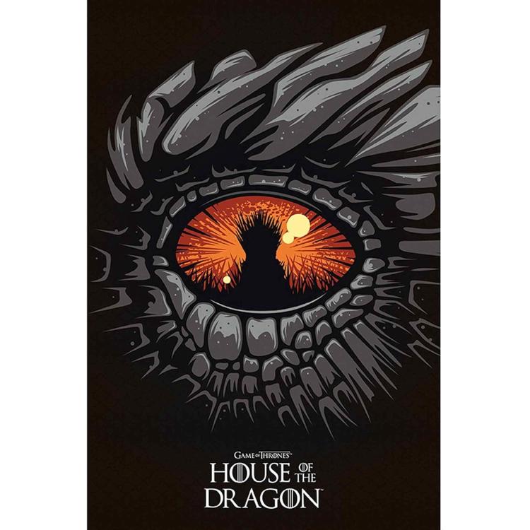 ABYSTYLE (HOUSE OF THE DRAGONS) MAXY POSTER: "OCCHO DEL DRAGO" (91,5x61) GB EYE