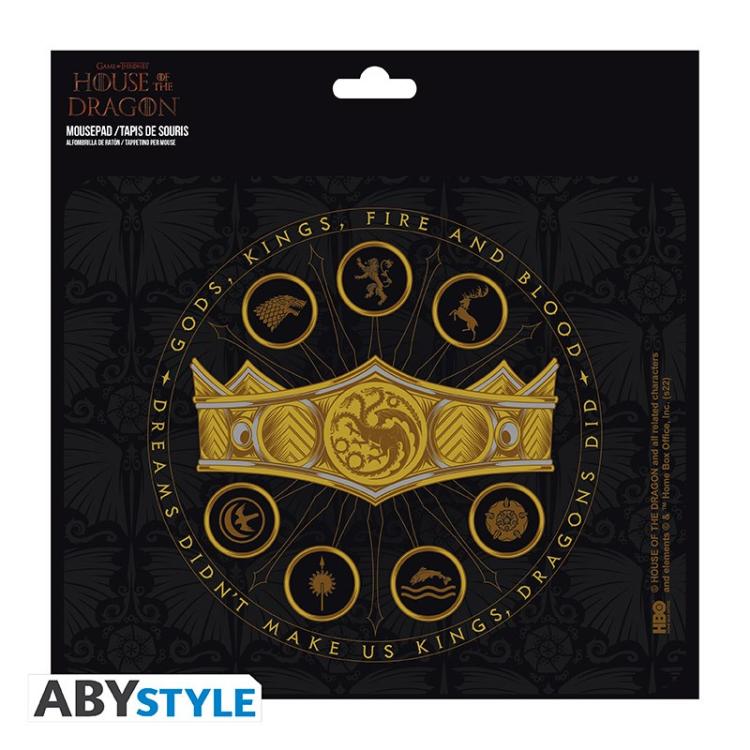 ABYSTYLE - House of The Dragon (Targaryen) - Tappetino Mouse 23,5cm Mousepad