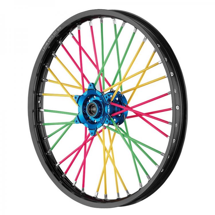 COPRIRAGGI COPRI RAGGI RUOTE BICI BICILETTA MOTO CROSS ENDURO MOTARD | 72 PEZZI