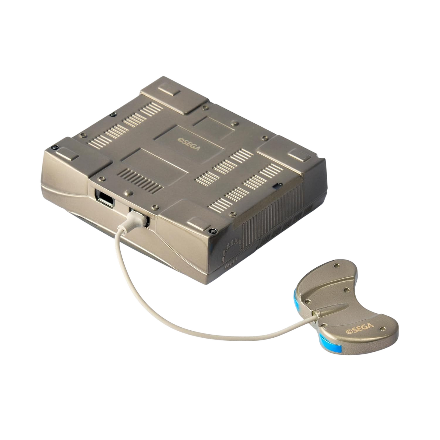 Square Enix Sega: Sega Saturn Bright Arts Gallery Series - Replica Figure in Metallo con Controller 4,2 cm
