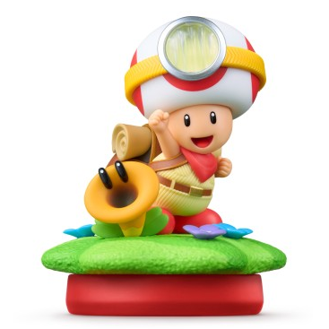 Amiibo Super Mario Bros. Wonder: Captain Toad & Talking Flower Figure Nintendo Switch