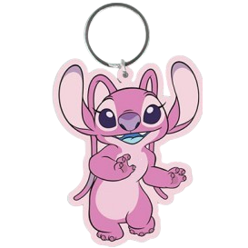 Pyramid Portachiavi Disney Classics Lilo & Stitch (Angel Smile) - Keychain In Gomma