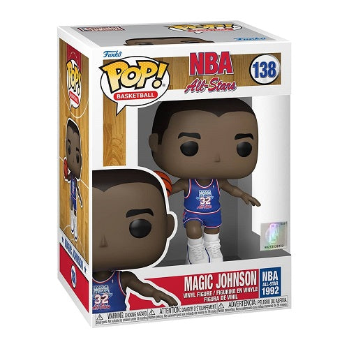Funko Pop Nba All-Stars - Magic Johnson (138) Basketball Figure 1992 Pop Vynil