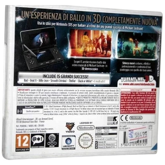 Michael Jackson: The Experience 3D Videogioco Nintendo 3DS Italiano Nuovo