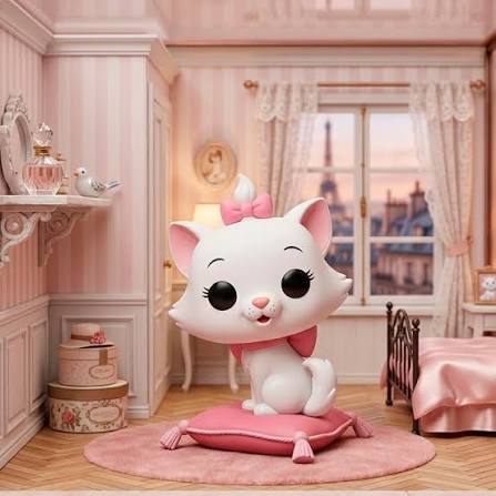 Funko Pop ! Disney The Aristocats - (1786) Marie Figure (Gli Aristogatti) Special Diamond 9cm