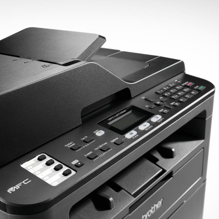BROTHER MULTIFUNZIONE LASER B/N FAX FRONTE/RETRO 30PPM MFC-L2710DN BIANCO E NERO