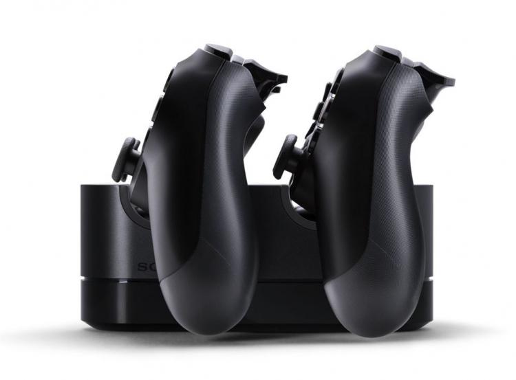 Sony Playstation 4 Caricatore Controller Originale Ps4 Doppia Stazione Ricarica
