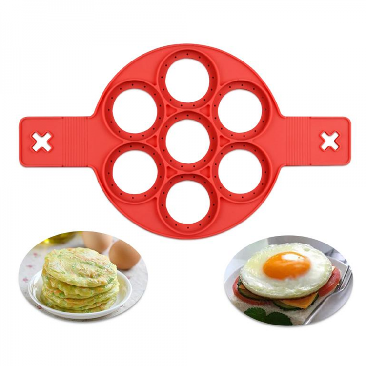 Stampo Per Pancake In Silicone Antiaderente Flippin Fantastic Omelette Crepes