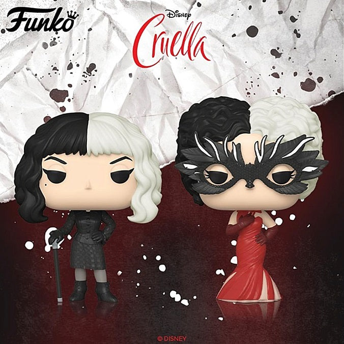 Funko Pop ! Disney Cruella - (1039) Cruella (Reveal) Vinyl Figure Crudelia Demon