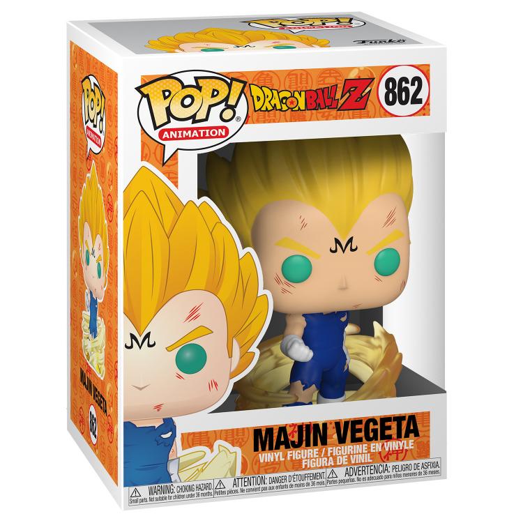 Funko Pop ! Animation Dragon Ball Z - (862) Majin Vegeta Figure Vinyl 9Cm Nuovo