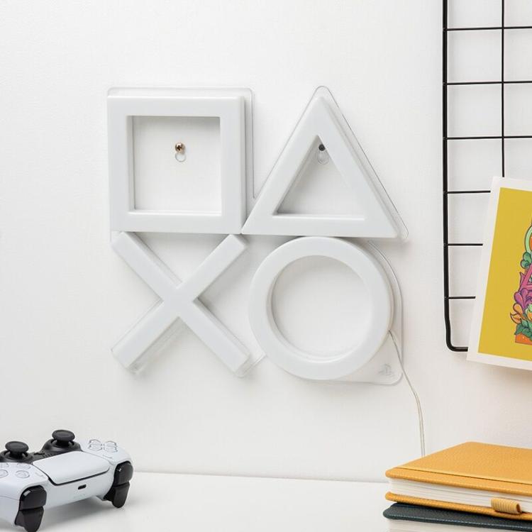 Paladone Lampada A Parete Playstation Led Neon Light Wall Ufficiale Sony Ps4 Ps5