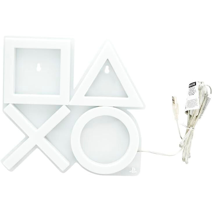 Paladone Lampada A Parete Playstation Led Neon Light Wall Ufficiale Sony Ps4 Ps5