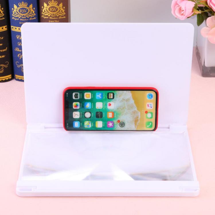 Ingranditore Schermo Display Supporto Cellulare Smartphone 3D Stand 10" Pollici