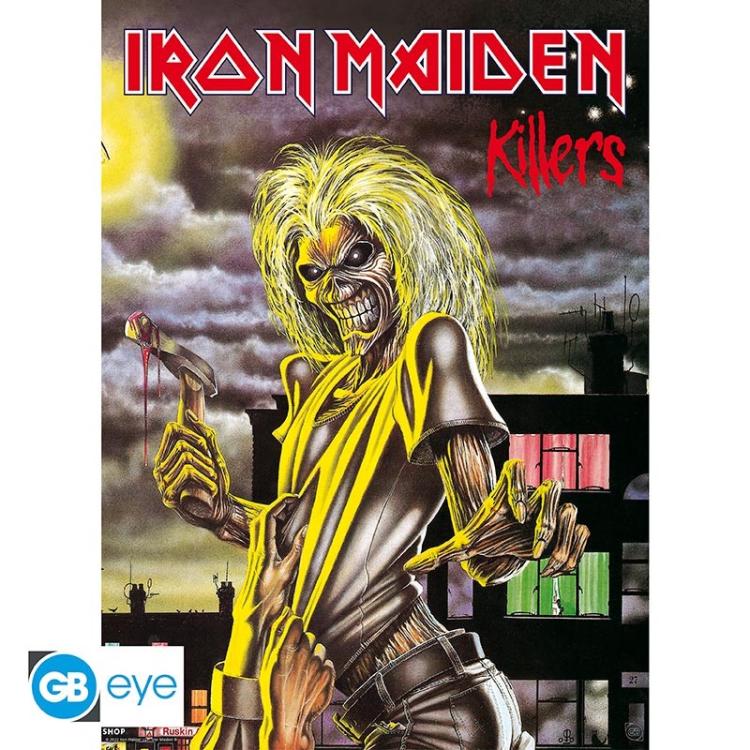 ABYSTYLE (IRON MAIDEN) SET 2 CHIBI POSTER: "KILLERS/NUMBER BEAST" (52X38) GB EYE