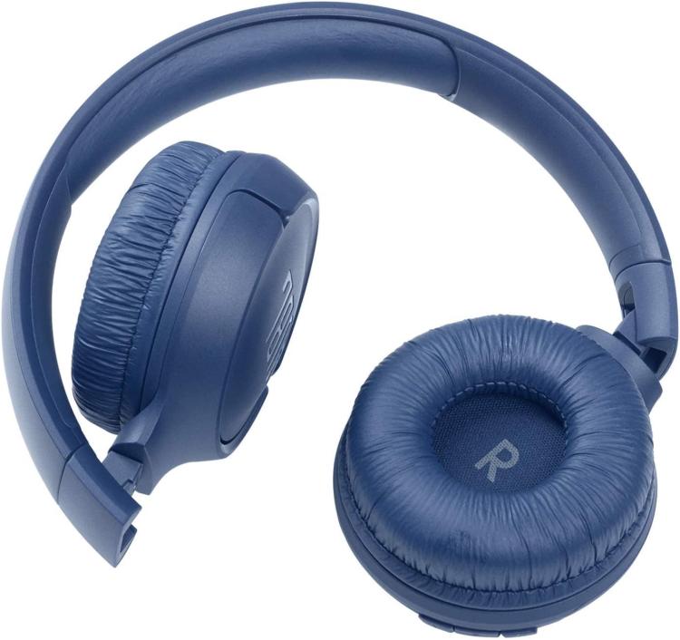 Jbl Cuffie Bluetooth Tune 510Bt On-Ear Pieghevole + Microfono Blue Ricaricabile