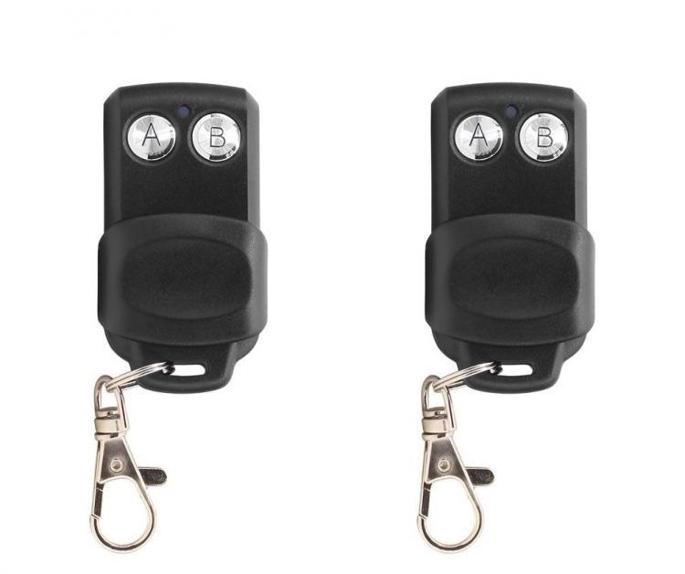Kit Ricevitore 2 Telecomandi Universale Radiocomando 433Mhz Radio Cancelli Luci