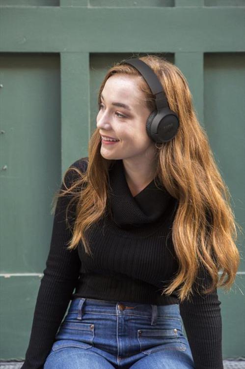Jbl Cuffie Bluetooth Tune 510Bt On-Ear Pieghevole + Microfono Nero Ricaricabile