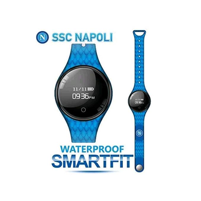 Techmade Smartband Freetime Nap-Pbl Ufficiale Ssc Napoli Orologio Bluetooth