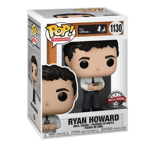 Funko Pop ! Tv The Office - Ryan Howard (1130) Vinyl Figure Special Edition 9Cm