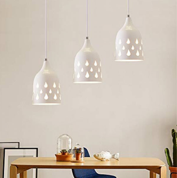 Lampada Da Soffitto Led Goccia Moderno Metallo Attacco E27 Cucina Salone | Bn