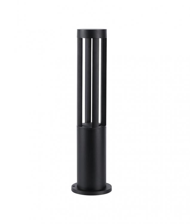 Lampione Giardino Lampada 12W Led Da Esterno Nero Lampioncino Luce Naturale Es28