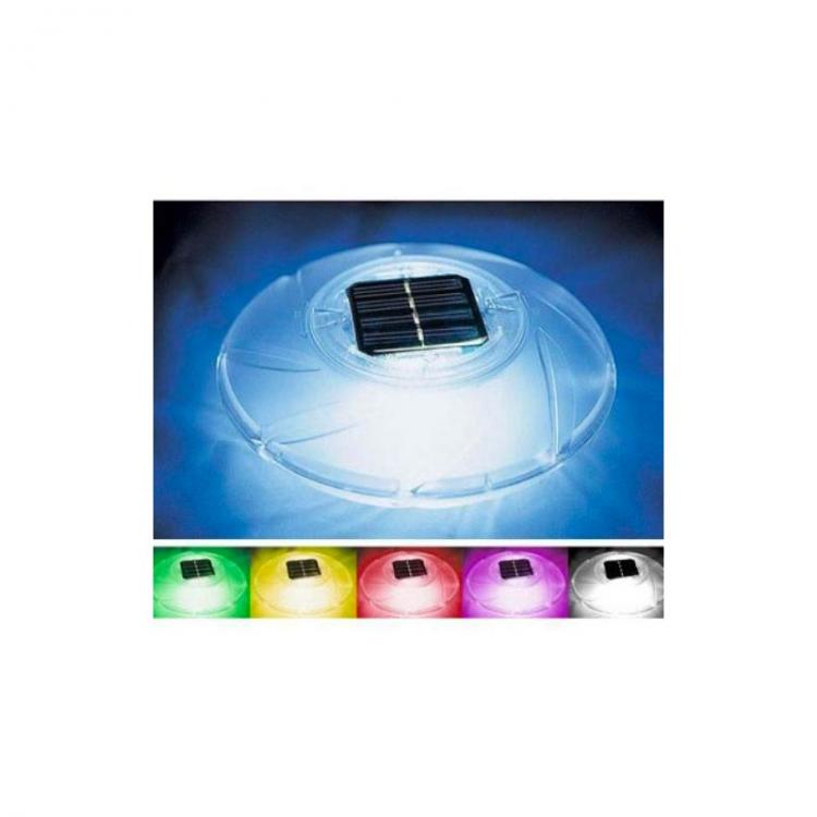 BESTWAY -LUCE LED FARO PISCINA SOLARE GALLEGGIANTE CROMOTERAPIA LAMPADA GIARDINO