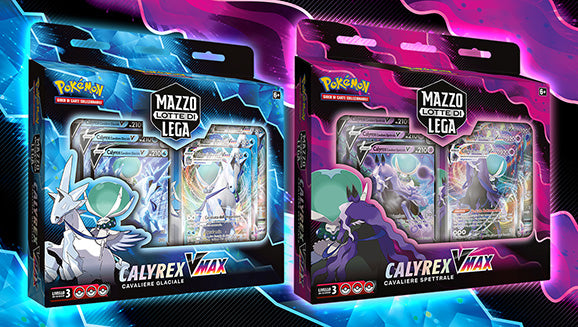 Pokémon Mazzo Lotte Di Lega Calyrex V Max Deck Carte Gioco (Cavaliere Spettrale)
