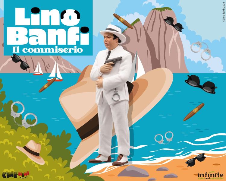 Infinite - Lino Banfi "Il Commiserio" Lo Gatto Cine-Mini Statua Figure Pvc 11Cm